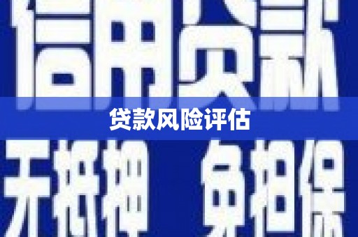 白城贷款风险评估