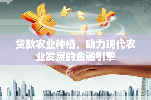 白城贷款农业种植，助力现代农业发展的金融引擎